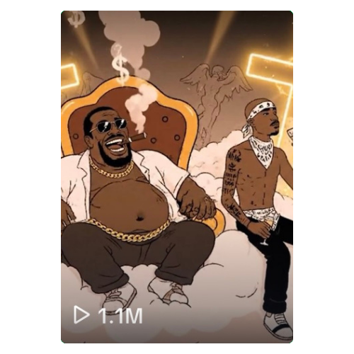 Vidéo virale créée avec Viralize